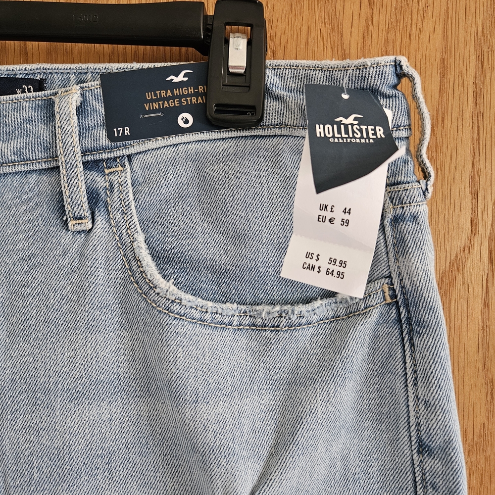 Hollister Jeans Size 17R/33 - Picture 5 of 7